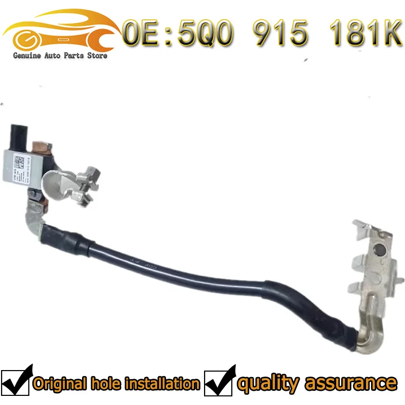 

OEM Battery Start Stop Monitoring Control Unit Negative Clamp With Central Sensor For A3 Golf Jett OCT 5Q0 915 181 K 5Q0915181K