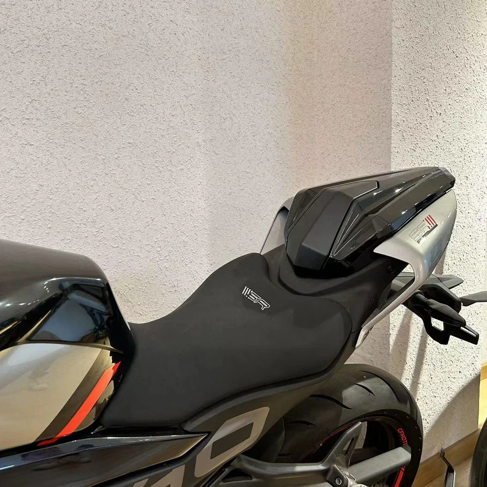 Motorcycle Pillion Rear Fairing Seat Cowl Cover For 2022 2023 2024 2025 CFMOTO 450SR Carbon black