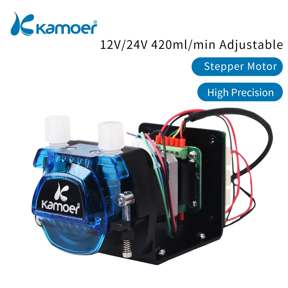 

Kamoer KCM-ODM High Precision Small Peristaltic Dosing Pump 12V /24V with Stepper Motor-Installation ODMA Type