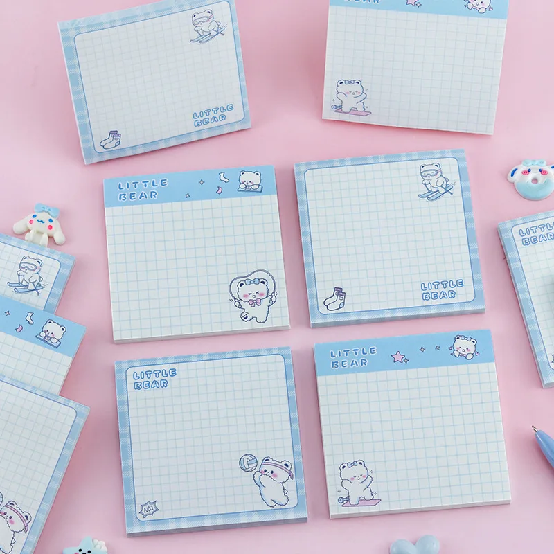 

Подарок Vitality Белый Медведь 50 шт. Этот милый узор может быть легко записываемый так милые и удобные офисные школьные принадлежности