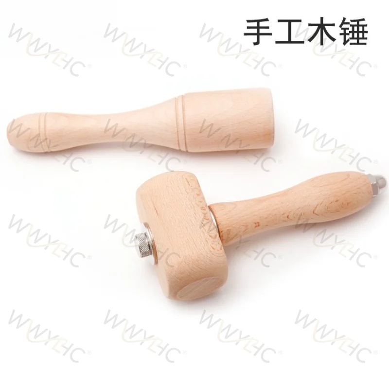 Solid Wood Mallet Suitable for DIY Leather Craft Carving Woodworking Household Hardware Installation Hand Tool Accessories