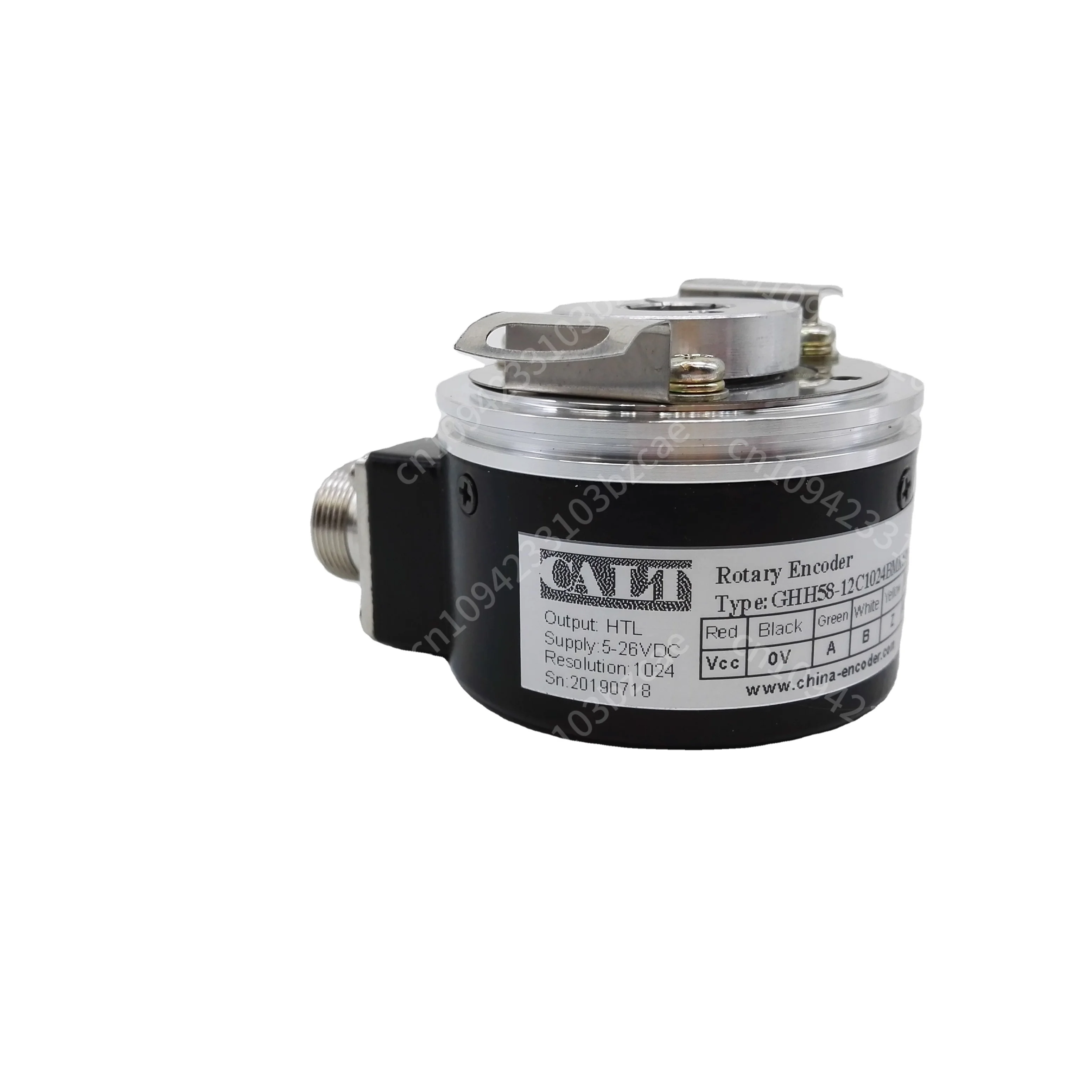 

CALT 58H-12-1024-ABN-R30-SC8 HTL Output 12mm Hollow Shaft Rotary Encoder with Connector