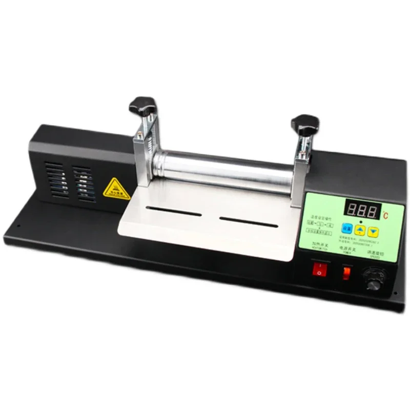 Electric speed adjustable leather layering machine B-200 constant temperature heating tape drawing machine Glue cylinder