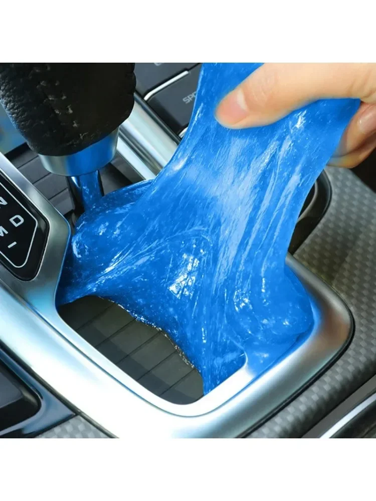 1pcs Car Wash Interior Car Cleaning Gel Slime Machine Auto Vent Magic Dust Remover Glue Computer Keyboard Dirt Cleaner Supplies