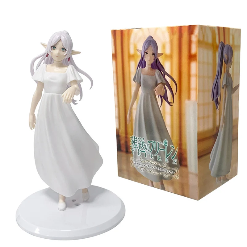 18-20cm Frieren: Beyond Journey's End Anime Figure Frieren Himmel Proposal Dance Action Figure PVC Ornaments Toy Brithday Gift