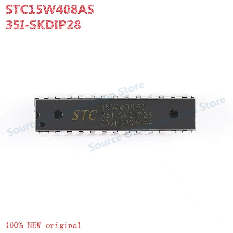 

5Pcs STC15W408AS-35I-SKDIP28 Microcontroller MCU