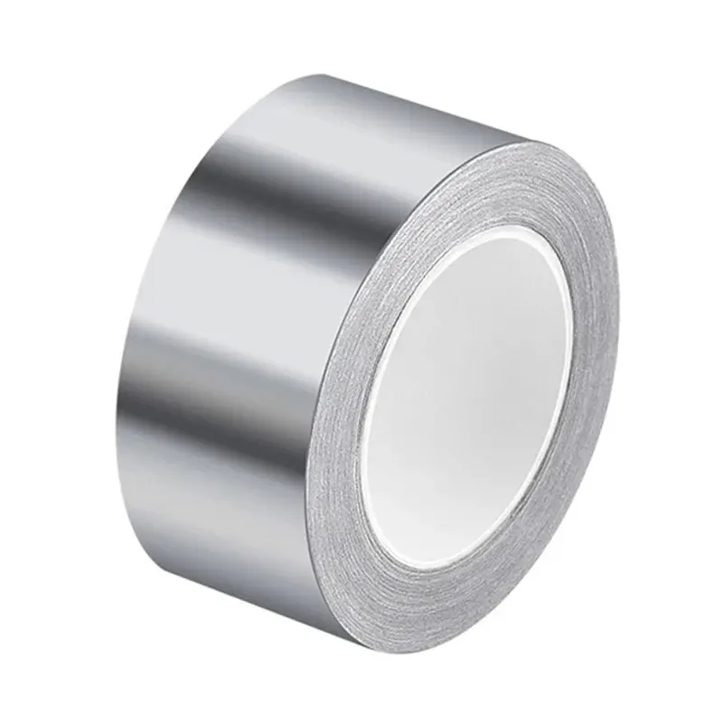 High Temperature Resistance Aluminum Foil Tape Kitchen Pipe Repair Tape Adhesive Sealing Foil Heat Insulation Leak Proof Tape