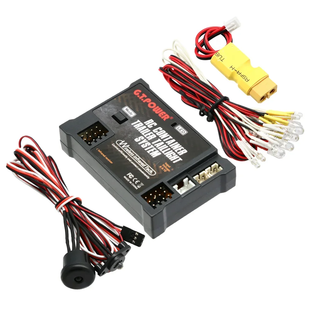 VoidFlyGT Power Container Trailer Taillight System Wireless Infrared For RC Container Truck Car