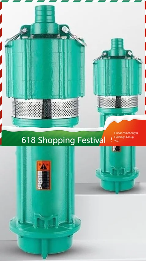 High Head  Deep Well Submersible Pump Oil Filled Multistage Water Pump Household Agricultural Irrigation Pump