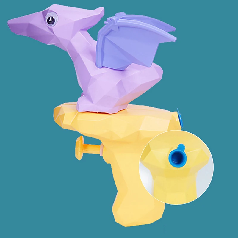 1 pezzo per bambini piscina sabbia spiaggia pistola spruzzi giocattoli dinosauro cartone animato pistola ad acqua bagnetto giocattolo di divertimento per bambini