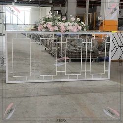 Manufacturer Price Bar Mirror Glass Portable Bar Counter For Restaurants And Bars Rental