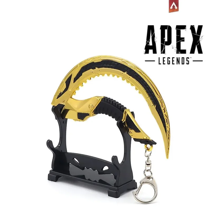 Apex Legendes Heirloom Ziener Vuist Sikkel 12Cm Octane Valkyrie Spel Sleutelhanger Wapenmes Katana Collectie Desktop Display Speelgoed