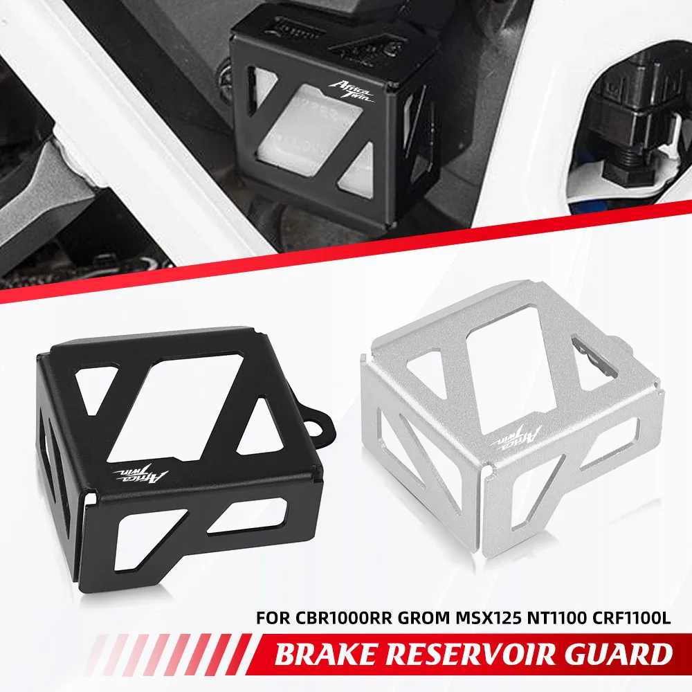 

For Honda CBR1000RR GROM MSX125 NT1100 CRF1100L Motorcycle Accessories Rear Brake Pump Fluid Tank Oil Cup Reservoir Guard Cover