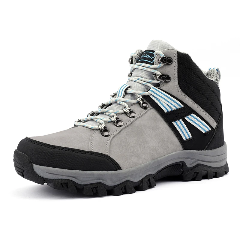 

Winter Sneakers Men Waterproof Hiking Shoes Men Plush Snow Boots Hunting Lace Warm Outdoor Sport Shoes Botas Mujer Non-slip