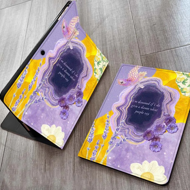 

Colorful Floral Art Pattern Case For OPPO Realme Pad Air X 10.36 11 Inch Tablet