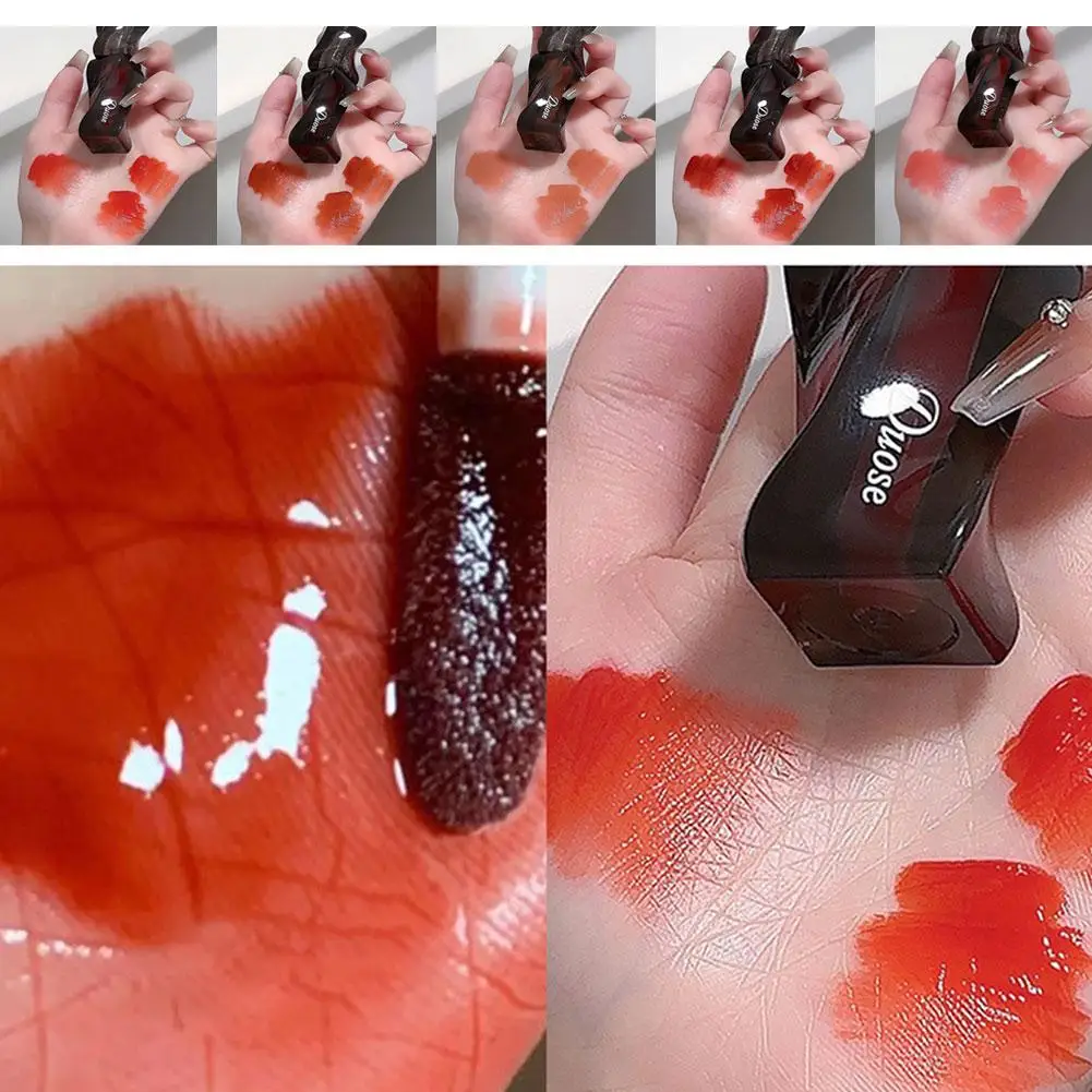 Brillo de labios piezas mate, sensación de niebla, larga duración, antiadherente, no se decolora, taza de maquillaje, blanqueamiento y lápiz labial, S4k3, 1 ud.