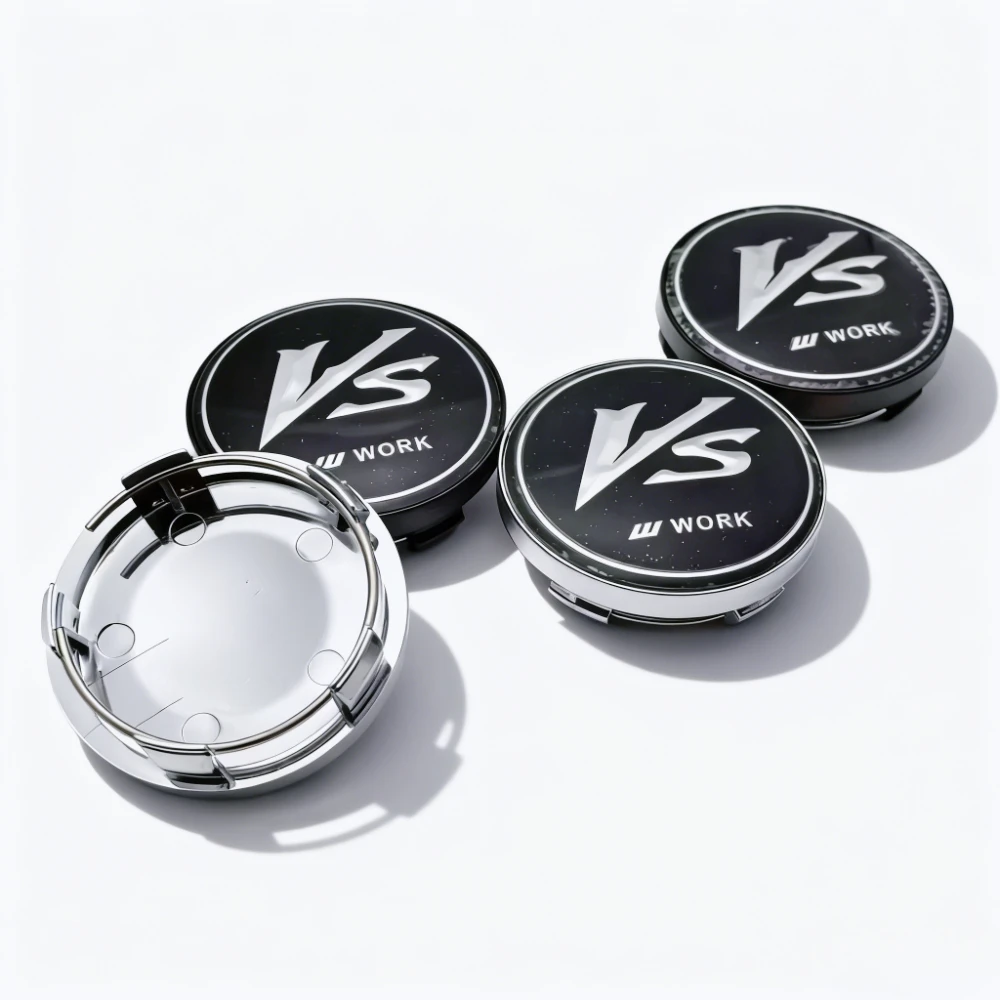 Car Accessories Jdm - 4 قطع أغطية محور عجلات السيارة