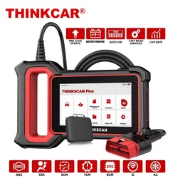 THINKCAR Thinkscan Plus S7 OBD2 Scanner ABS/SRS/Engine/Transmission/BCM/HVAC/IC Car Diagnostic Tool TPMS Lifetime Update