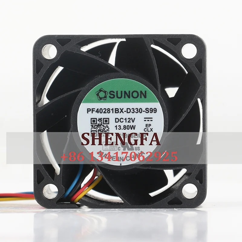 

Case fan SUNON PF40281BX-D330-S99 4028 DC12V 13.8W 1.15A PWM fan 40 x 40 x 28MM