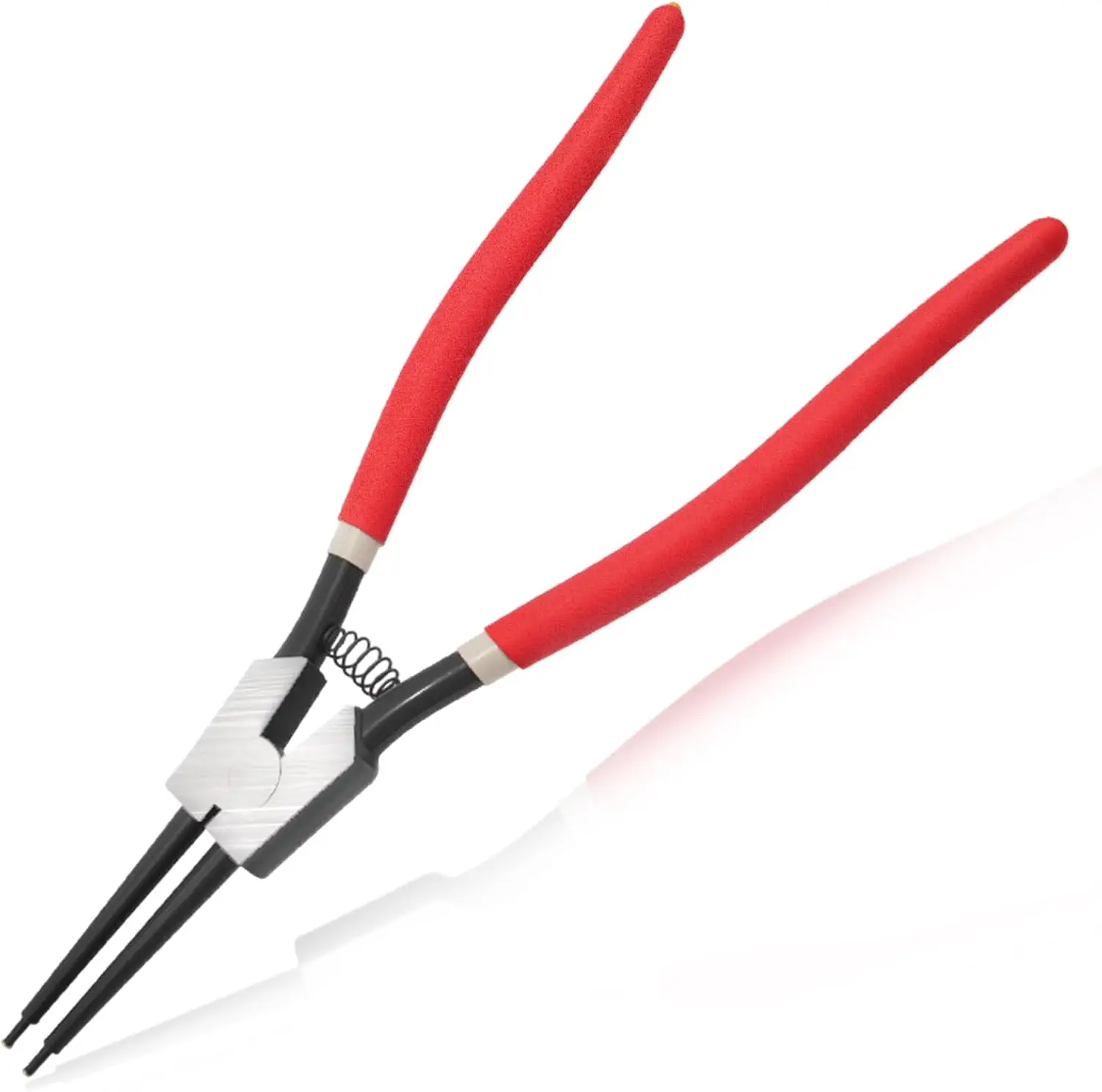 

13-Inch Snap Ring Plier Heavy Duty External Circlip Pliers Straight Jaw 0.12" Tip for Installing Removing Retaining Ring