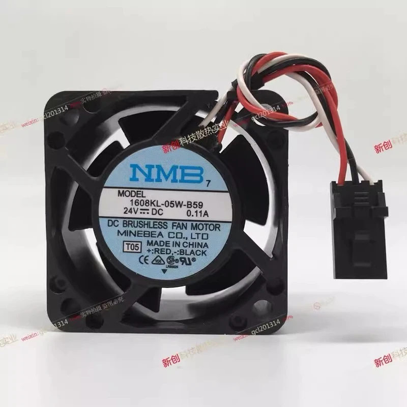 Z FOR    NMB 1608KL-05W-B59 DC24V 0.11A 3-Pin Cooling Fan