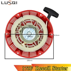 LUSQI 173F Recoil Starter For Honda GX240 GX270 8HP 9HP 177F Petrol Engine Generator Spare Parts
