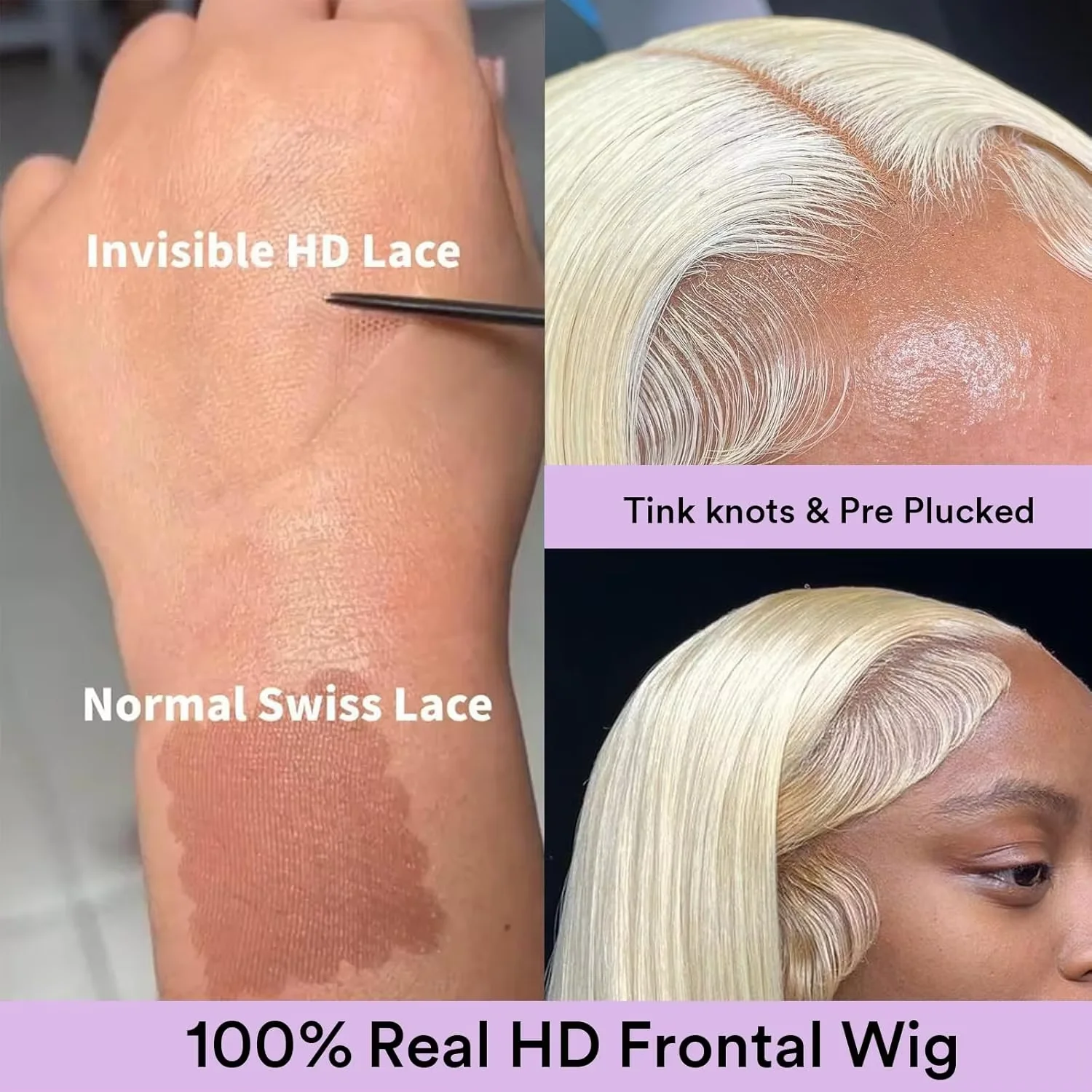 Silver Grey Brazilian Human Hair Wig 13X6 HD Transparent Lace Front Pre Plucked 28 32 Inch 180% Density Body Wave Wigs For Women image 5