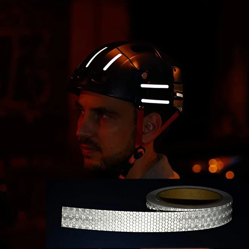 Reflective Stickers Warning Conspicuity Tape Strip Bicycle Accessories image 3