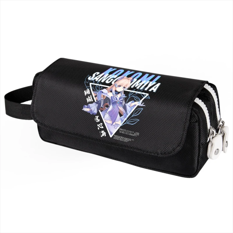 جينشين إمباكت جيم مقلمة رايدن شوغون متعددة الطبقات سعة كبيرة صندوق أدوات مكتب حقيبة تخزين أدوات مكتبية مقلمة للأطفال #4