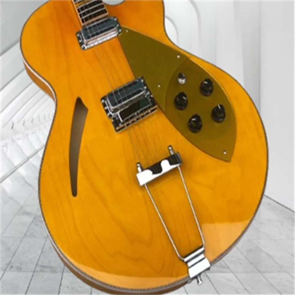 

Hot-selling factory-produced 6-string hollow-body electric guitar,real photo