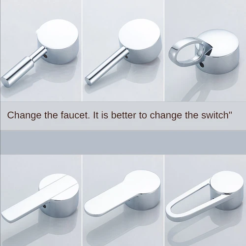 Imagen 2 del producto Grifo caliente y frío, manija de válvula mezcladora, interruptor, reparación de grifo, accesorios de glándula, grifo mezclador, divisor