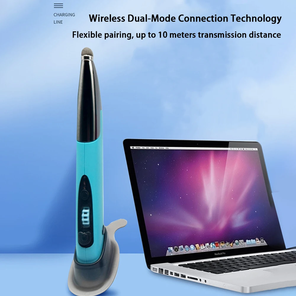 1600DPI Optical Pen Mouse 4-Keys Mini Mice Portable Handheld Pen Tablet Mouse 2.4G Bluetooth For Phone Laptop PC Desktop Office