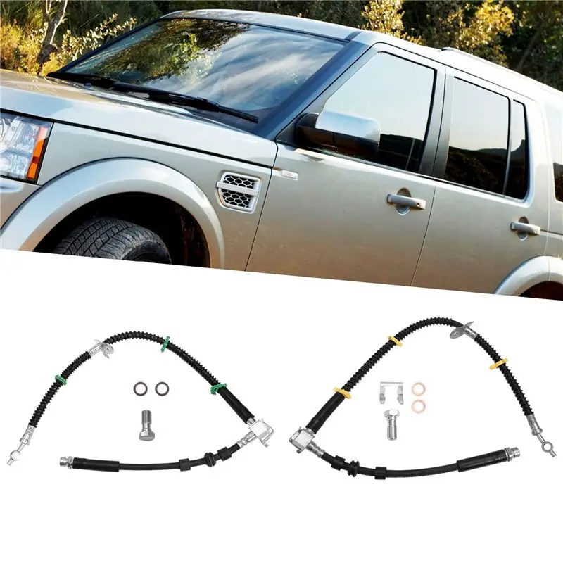 A73X-Car Front Brake Hose Assembly For Land Rover Discovery 3/4 LR3/4 Front Brake Hose LR058049 LR058048