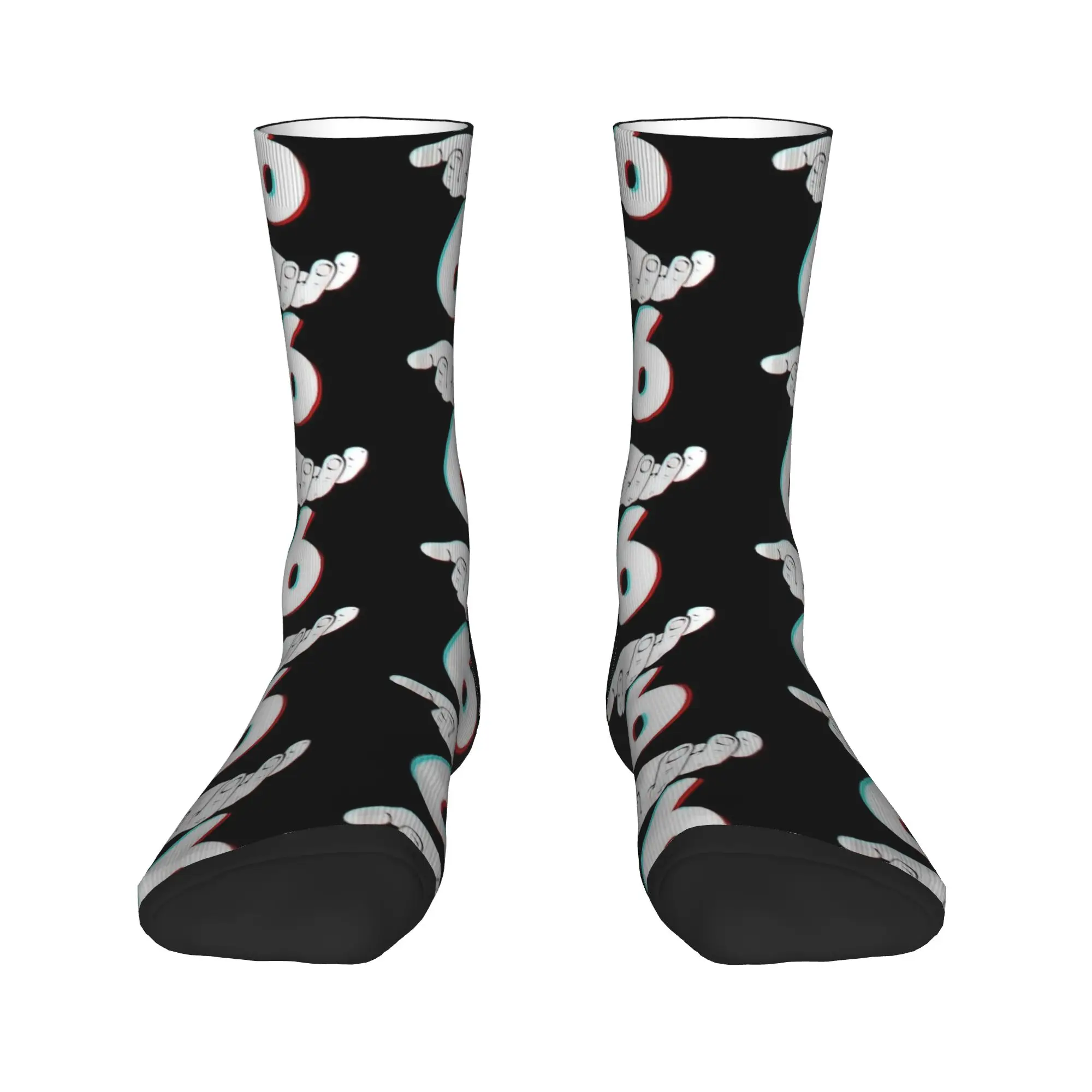 Cool Six Seven Meme diseño divertido 67 calcetines medias personalizadas antideslizantes pareja calcetines cómodos invierno divertidos calcetines de escalada