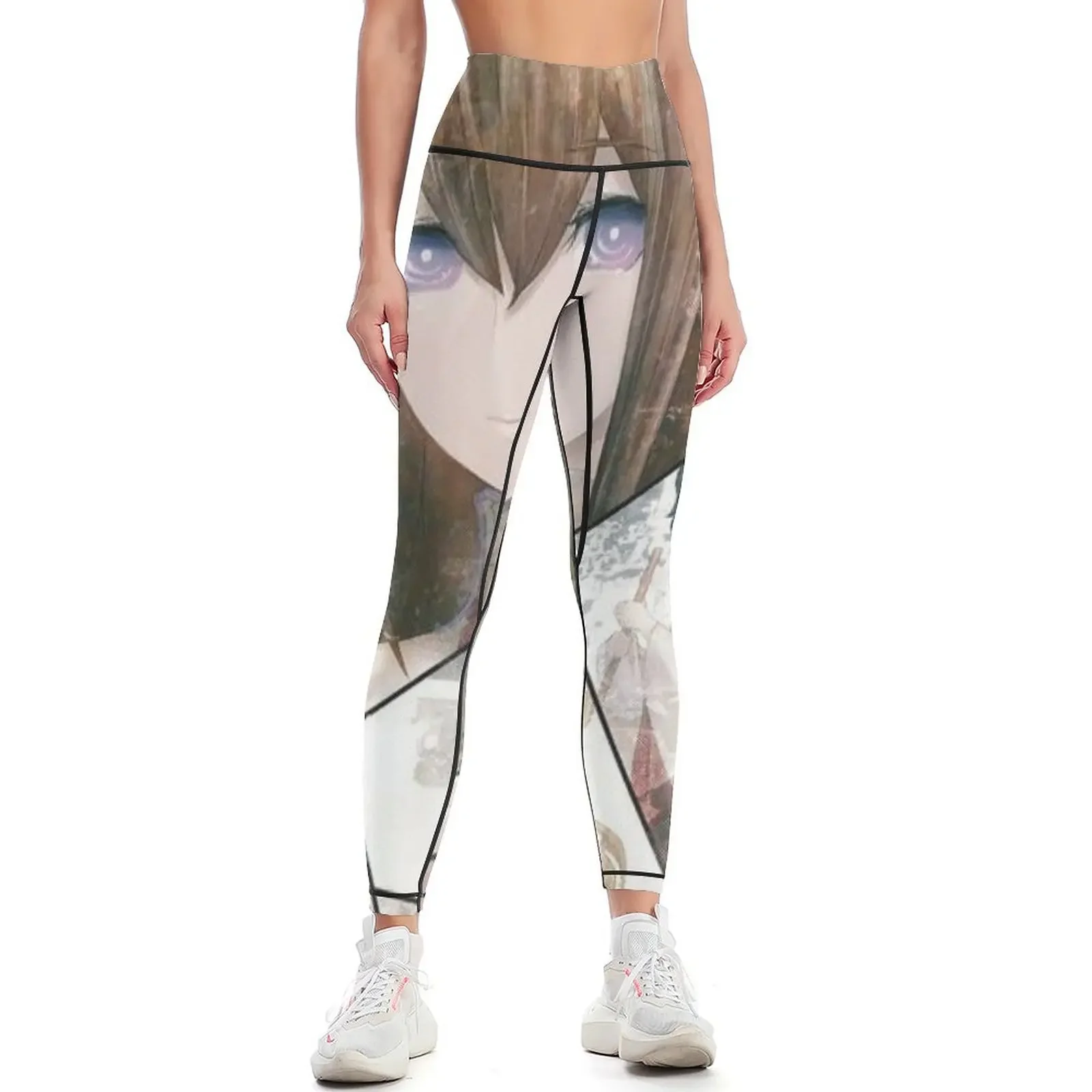 

Steins;Gate Anime Leggings gym top Tight fitting woman sports shirts gym sports for push up Womens Leggings