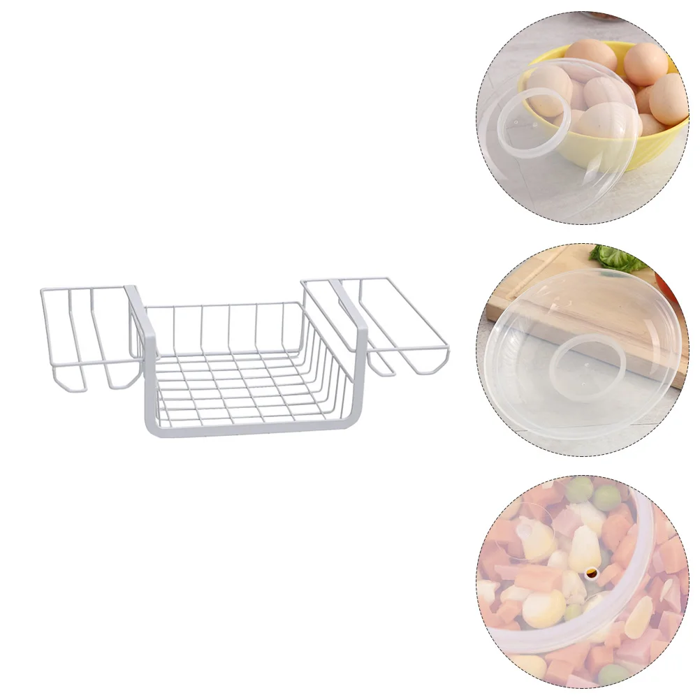 

6 Pcs Dish Covers Food Plate Kitchen Supplies Plastic Cooking Utensils White Protective Lid Microwave Oven