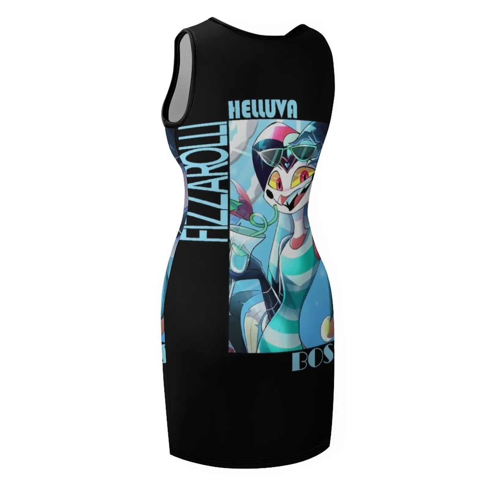 فستان صيفي بدون أكمام من Fizzarolli Helluva Boss ملابس نسائية صيف 2025 فستان للنساء الحوامل #5