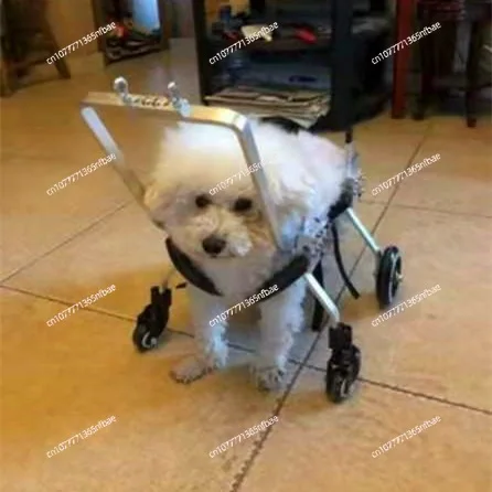 

4-Wheel Front Leg Pet Wheelchair - Mobility Cart for Senior Dogs with Hemiplegia & Quadriplegia