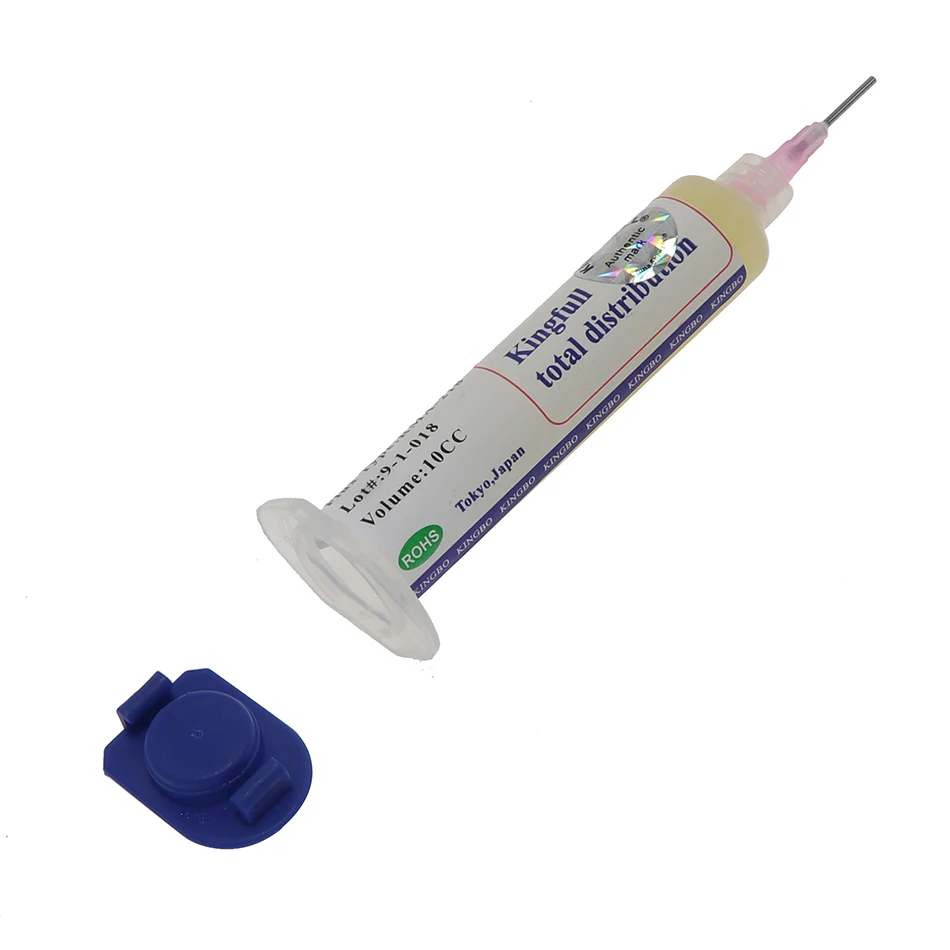 1ชิ้น SOLDER FLUX PASTE kingbo Rma-218 10Cc BGA FLUX PASTE สำหรับ BGA SOLDER Station เครื่องเชื่อมเหล็ก PASTE