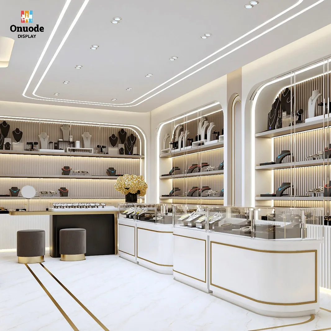 

Custom.Modern Luxury Jewelry Displays | Custom Glass Cabinets for Upscale Boutiques | High-End Retail Interiors & Store Design