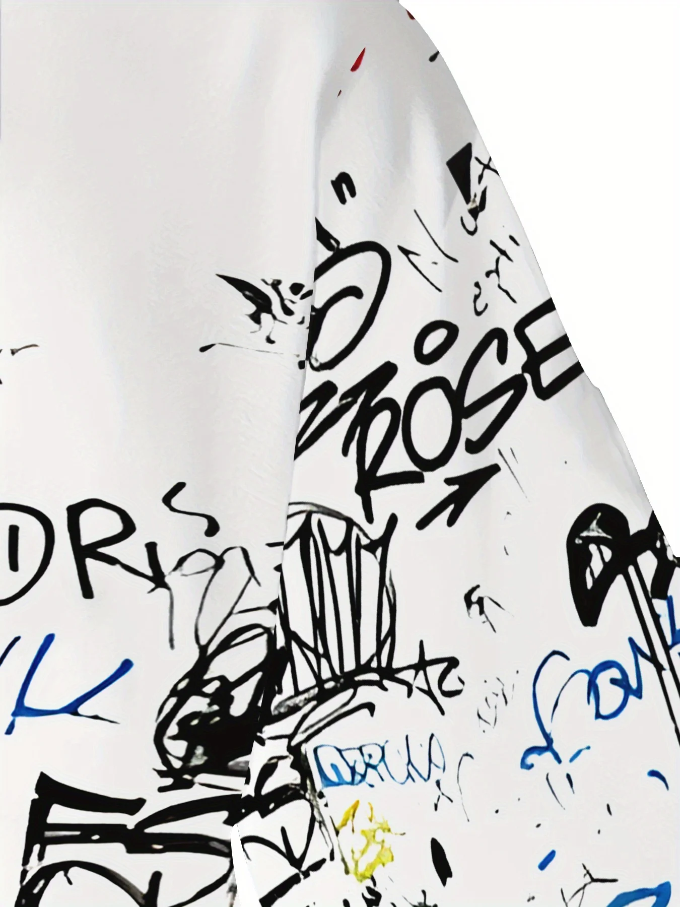 المجموعة الرجالية الجديدة لصيف 2025 هي طباعة جرافيتي ثلاثية الأبعاد عصرية وناعمة ومريحة وقابلة للتنفس