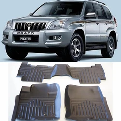 Use for Toyota Land Cruiser prado LC120 car carpet LC120 car floor mat Full Set Fit For GX470 LC120 waterproof car floor mat