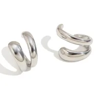 Boucles d'oreilles Punk sans perçage pour femmes, classique, couleur or, tendance, cadeau Y2K, bijoux simples à usage quotidien 6