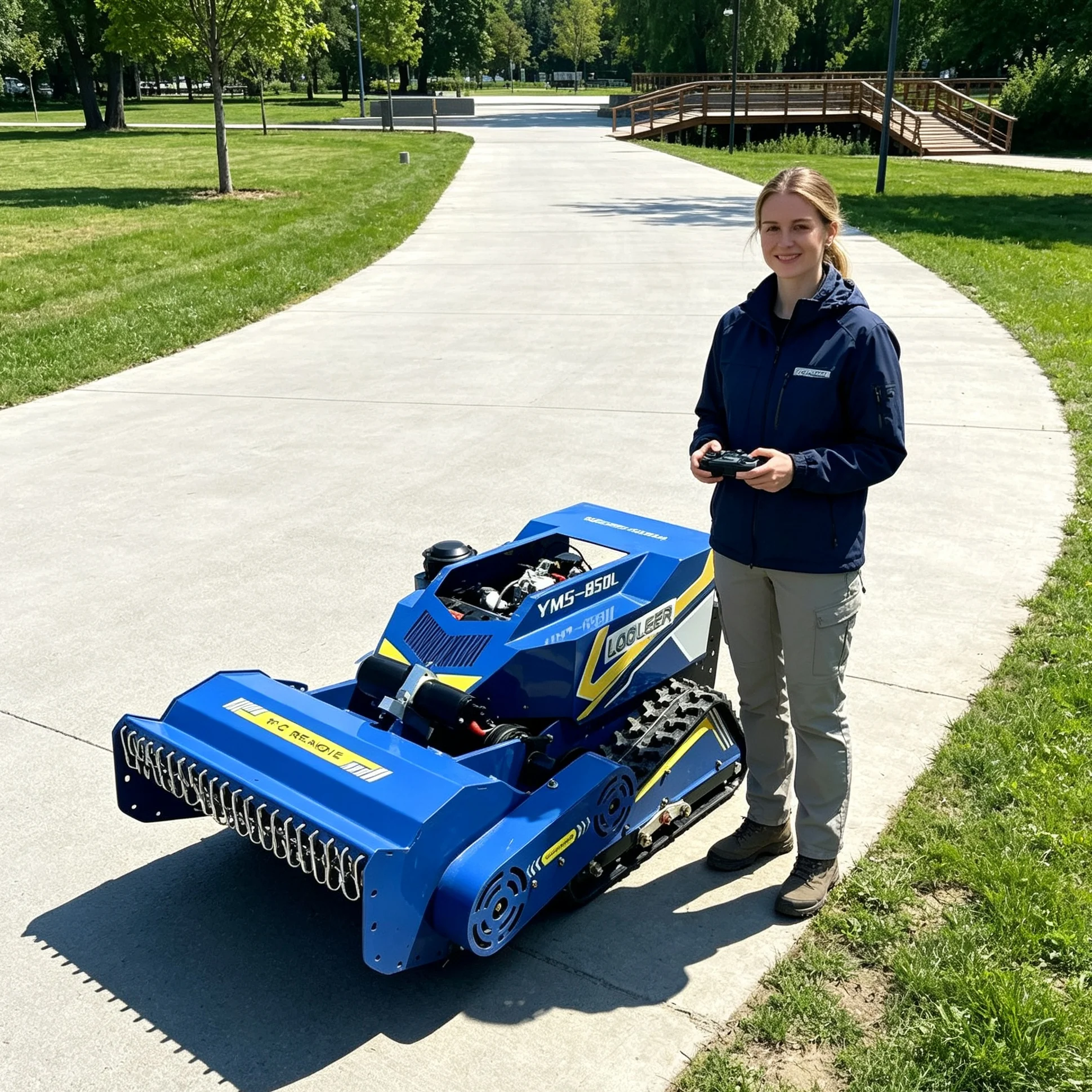 Customized Robotic Lawn Mower, Anti‑collision Protection Design For Complex Obstacle‑rich Outdoor Working Site