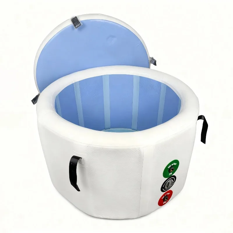 YTYIN Customizable Ice Bath Tub. Portable Inflatable Cold Plunge for Professional Athlete Recovery & Muscle