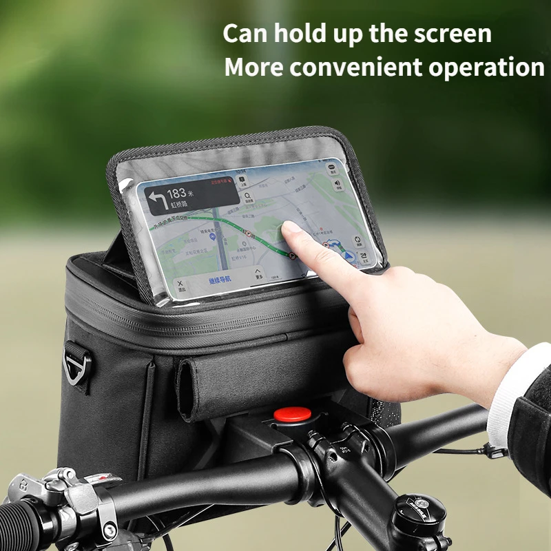 

Multifunctional Bike Front Bag Electric Vehicle Front Hanging Bag Riding Shoulder Bag Outdoor Sports Equipment Bicycle Bag