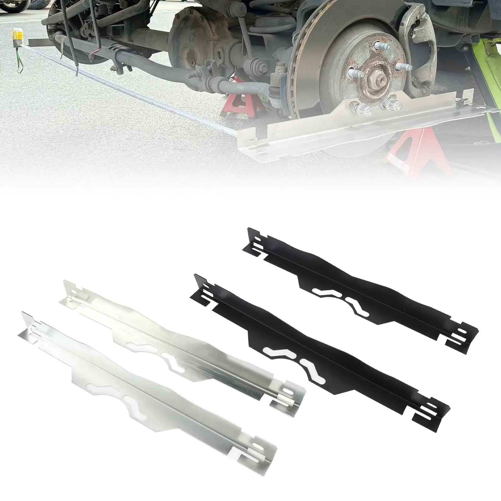 

Toe Alignment Tool Plates Heavy Duty Car Alignment Tool Anti Fall Slot Wheel Alignment Plates for SUV