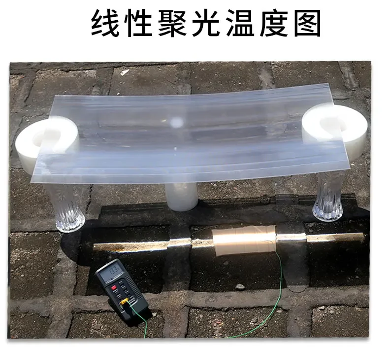 Imagem -02 - Lente Fresnel Linear Retangular Luz de Tira Spot Led Condensador Lente Fresnel Linear