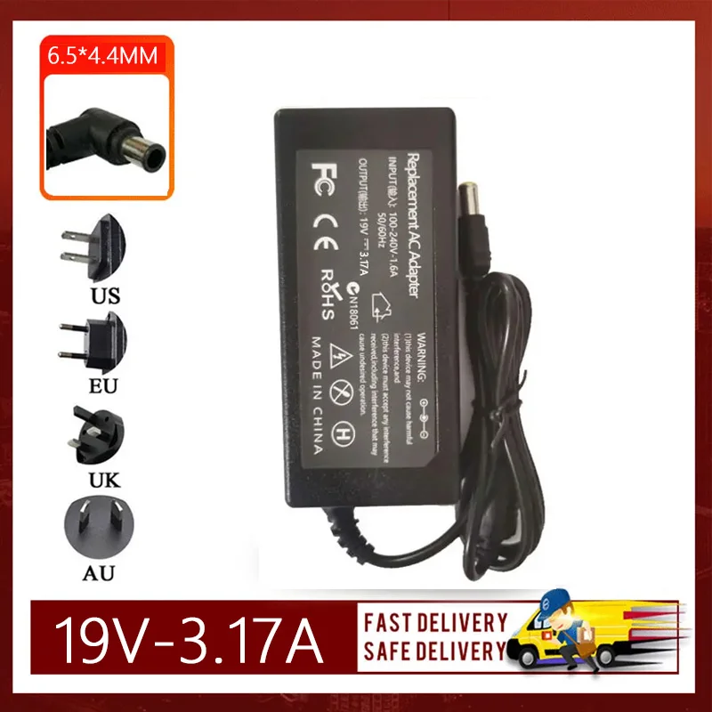 

New 19V 3.17A 59W 6.5*4.4MM AC Adapter For Samsung U32J592UQ A5919 FSM Power adapter