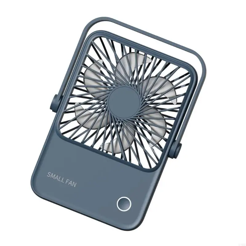 Quạt bàn L8RE Quạt nhỏ Quạt USB yên tĩnh có chân đế có thể gập lại Quạt bàn 1200mAh